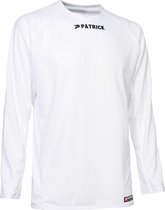 Patrick Girona105 Voetbalshirt Lange Mouw Heren - Wit | Maat: XL