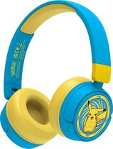 Pokémon - Pikachu - draadloze junior koptelefoon - met volumebegrenzing - microfoon - lange batterijduur (kinderkoptelefoon)