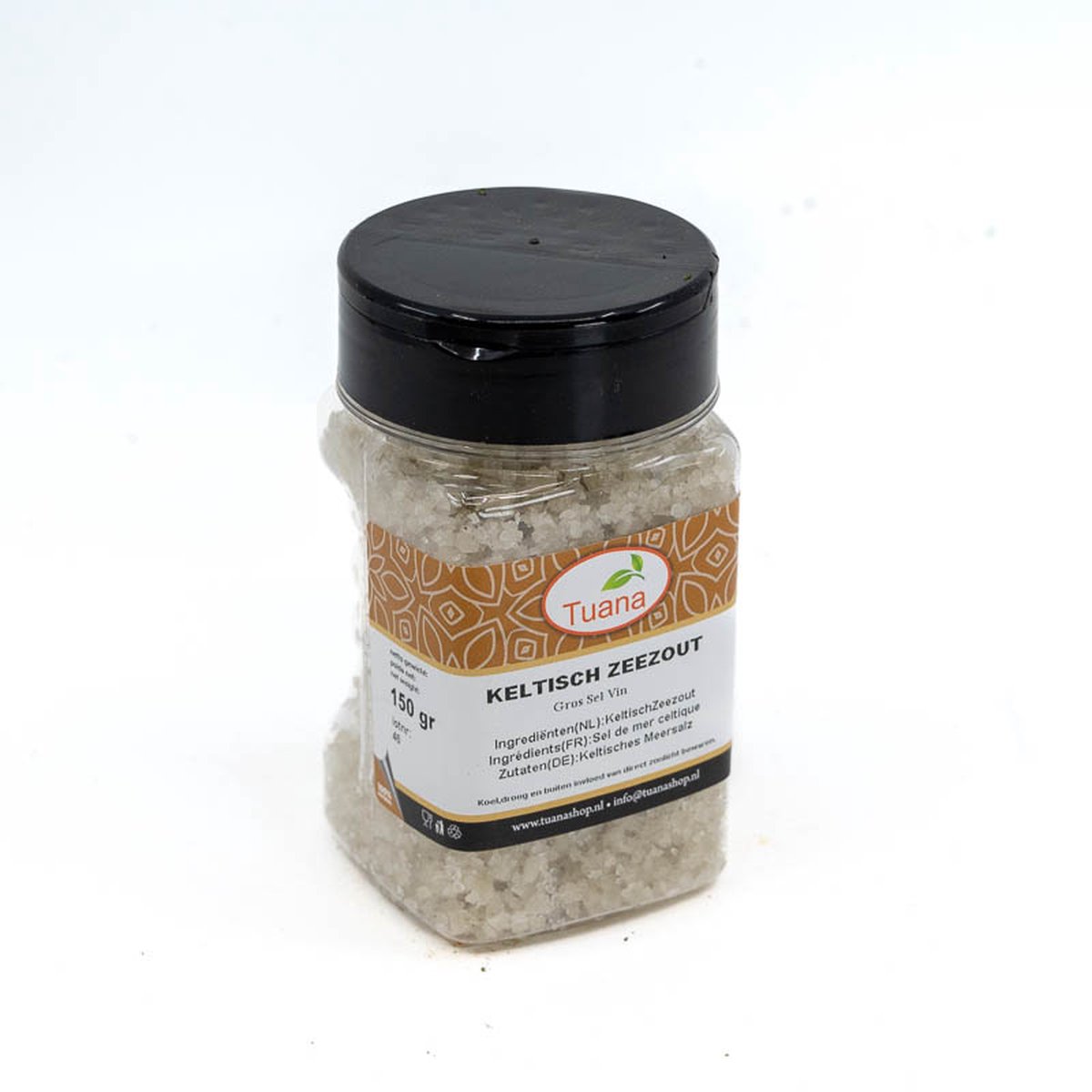 Goedkoopste Tuana Kruiden - Keltisch Grof Vochtig Zeezout - Bakje 120 Gram - KP0115