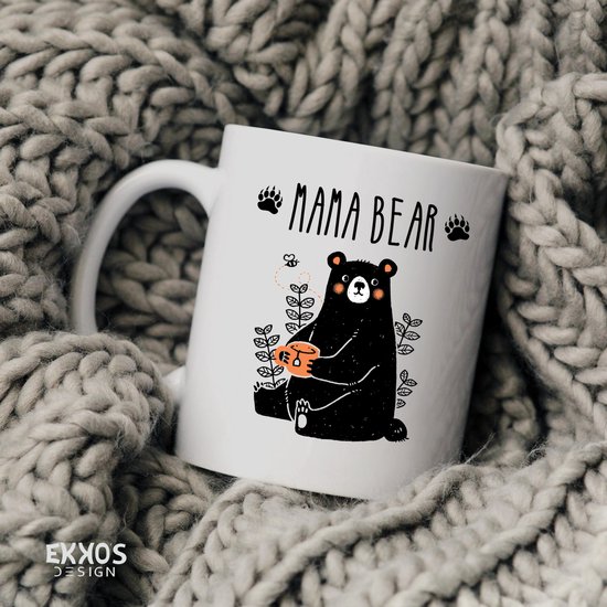 Mug Maman Bear - Cadeau fête des mères - Fête des mères - Cadeau Saint Valentin - Cadeau pour femme - Mugs et tasses - Cadeau pour maman - Cadeau Maman - Saint Valentin - Verres à thé - Tasse à café