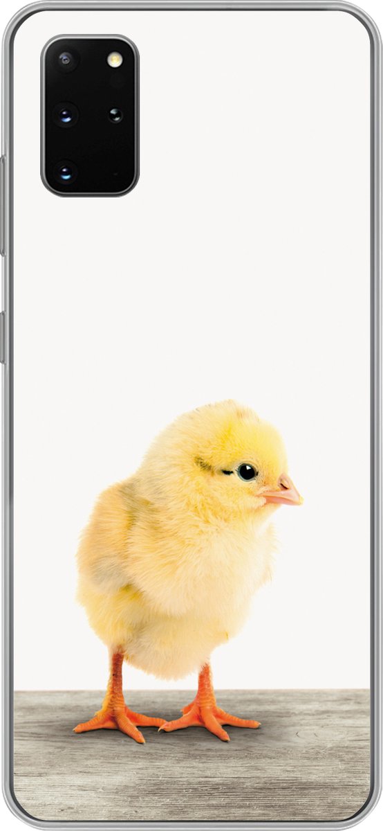 Telefoonhoesje Geschikt voor Samsung Galaxy S20 Plus hoesje - Kuiken - Dieren - Jongens - Meisjes - Kinderen - Siliconen Telefoonhoesje Telefoonhoesje