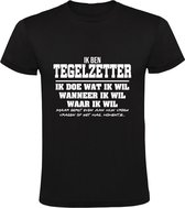 T-shirt homme carreleur | cadeau d'anniversaire | cadeau d'anniversaire | drôle | anniversaire | cadeau | Noir