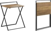 Mara Opvouwbaar Bureau - Computerbureau - Studietafel - Draagbaar - MDF - Bruin - 63 x 45 x 77 cm