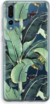 Case Company® - Hoesje geschikt voor Huawei P20 Pro hoesje - Bananenbladeren - Soft Cover Telefoonhoesje - Bescherming aan alle Kanten en Schermrand