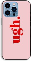 Case Company® - Hoesje geschikt voor iPhone 13 Pro Max hoesje - Ugh - Biologisch Afbreekbaar Telefoonhoesje - Bescherming alle Kanten en Schermrand