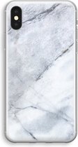 Case Company® - Hoesje geschikt voor iPhone XS hoesje - Witte marmer - Soft Cover Telefoonhoesje - Bescherming aan alle Kanten en Schermrand