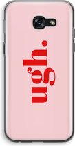 Case Company® - Hoesje geschikt voor Samsung Galaxy A5 (2017) hoesje - Ugh - Soft Cover Telefoonhoesje - Bescherming aan alle Kanten en Schermrand