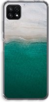 Case Company® - Hoesje geschikt voor Samsung Galaxy A22 5G hoesje - Stranded - Soft Cover Telefoonhoesje - Bescherming aan alle Kanten en Schermrand