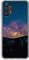 Case Company® - Hoesje geschikt voor Samsung Galaxy A32 5G hoesje - Travel to space - Soft Cover Telefoonhoesje - Bescherming aan alle Kanten en Schermrand