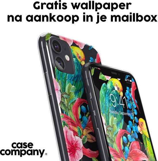 Case Company® - Coque iPhone 13 mini - Perroquets - Coque souple pour téléphone - Protection sur tous les côtés et bord de l'écran