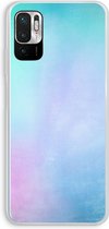 Case Company® - Hoesje geschikt voor Xiaomi Redmi Note 10 5G hoesje - Mist pastel - Soft Cover Telefoonhoesje - Bescherming aan alle Kanten en Schermrand