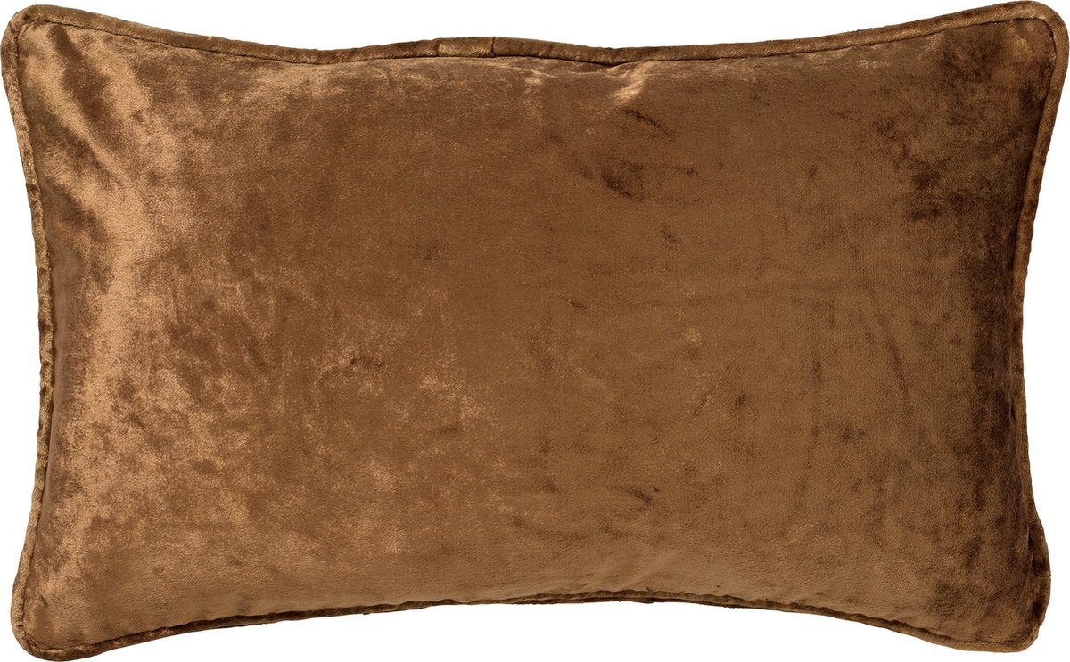 CHLOE | sierkussen 30x50 cm | Tobacco Brown | bruin | Hoii | met duurzame kussenvulling