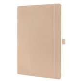 Sigel notitieboek - Conceptum Pure - A4 - beige - softcover - 194 pagina's - lijn - 80 grams papier - SI-CO331