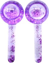 Soft & Silky - Ice globes - 2 Pack - ice roller - Gezichtsmassage - Warm / Koud - ice roller gezicht - Dermaroller - face roller - ijs gezicht - Beauty Roller - Ijs roller