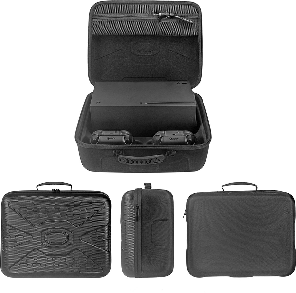 YONO Koffer geschikt voor Xbox Series X - Tas voor Console en Accessoires - Case - Draagtas - Zwart
