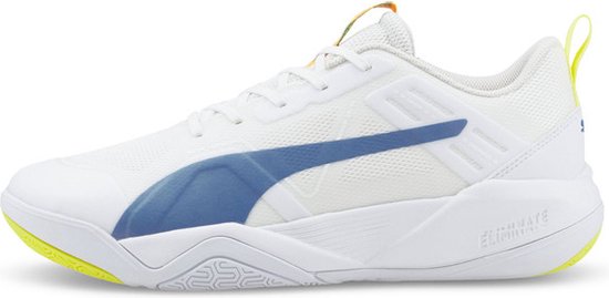 PUMA Eliminate Pro - Sportschoenen - Volleybal - Indoor - wit/oranje