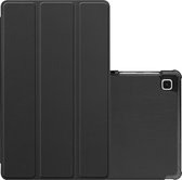 Hoesje Geschikt voor Samsung Galaxy Tab S6 Lite Hoesje Case Hard Cover Hoes Book Case - Zwart.