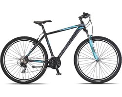 Umit Mirage Mountainbike 27,5 inch V-Brakes 21v Zwart/Turquoise