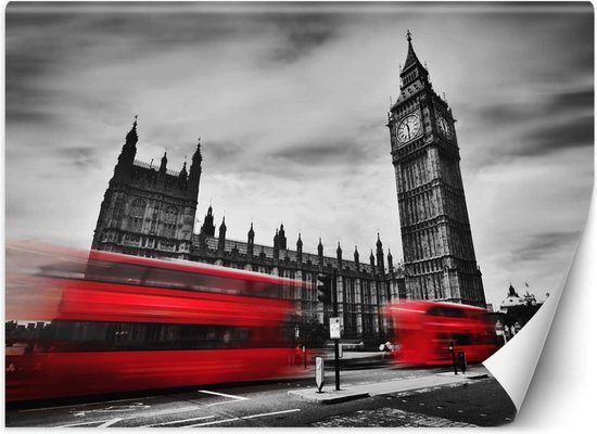 Trend24 - Behang - Verenigd Koninkrijk Parlement - Vliesbehang - Fotobehang - Behang Woonkamer - 450x315x2 cm - Incl. behanglijm