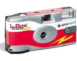 3x wegwerp cameras met flitser Agfa