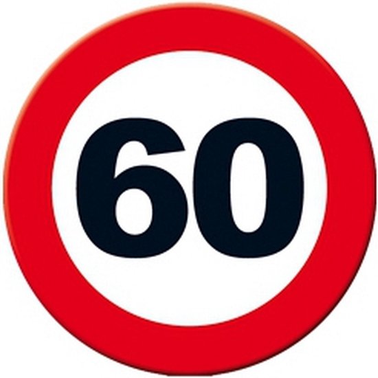 leeftijd-feestartikelen-decoratie-wand-muur-verkeers-stopbord-60-jaar