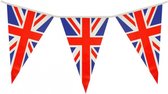 Union Jack/UK/Groot Brittanie vlaggenlijnen - Plastic - 7 meter lang - Landen feestartikelen/versiering