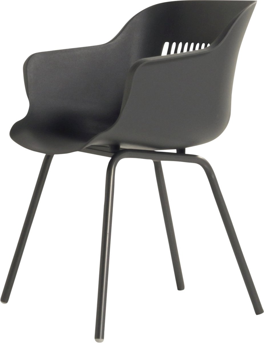 Hartman Jill Alu Rondo chaise de jardin - Set de 2 - Gris foncé