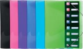Classeur de tri Exacompta Iderama, en PP, avec 8 compartiments, couleurs assorties