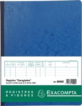 Exacompta register garagist en pomphouder, Franstalig