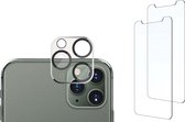 BixB BixB iPhone 12 / 12 Pro Camera lens protector + Screen Protector 2 stuks - iPhone 12 / 12 Pro Screenprotector - iPhone 12 / 12 Pro Screen Protector Camera - BixB