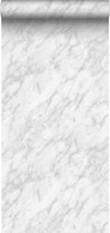 ESTAhome behang marmer wit en grijs - 139195 - 0,53 x 10,05 m