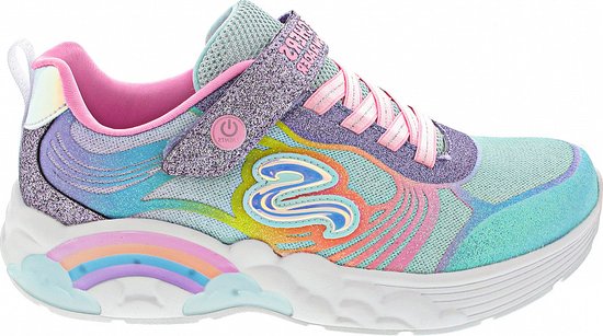 Skechers Rainbow Racer-Nova Blitz Meisjes Sneakers - Multicolour - Maat 28