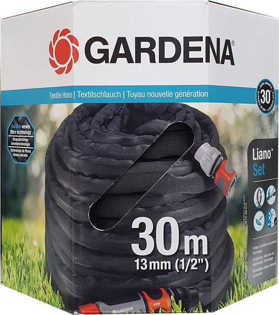 GARDENA - Textielslang Liano™ - Tuinslang - 30 m - 13 mm | bol.com