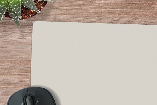 Tapis de souris Gaming - Tapis de souris xxl - Grijs - Uni - Grand tapis de souris - Sous-main - 80x60 cm - Accessoires de bureau