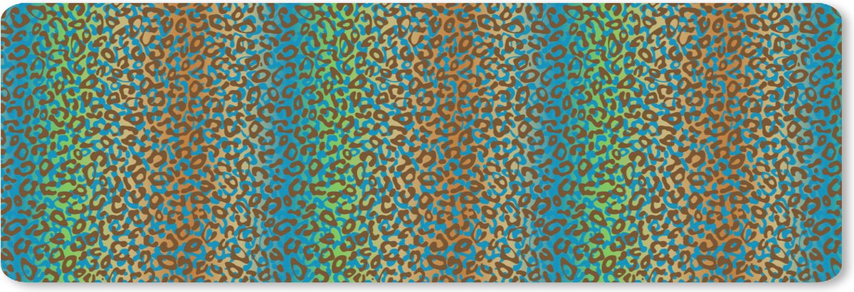 Muismat XXL 90x30 cm - Bureau onderlegger - Bureau mat Patroon - Panter - Abstract - Bureaumat - Gaming mousepad xl - Bureaulegger groot - Computer deskmat