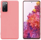 Coque Samsung S20 FE 2022 - Coque S20 FE Rose Clair - Coque Samsung Galaxy S20 FE 2022 Coque Arrière Nano Silicone Liquide - Coque Samsung S20 FE 2022