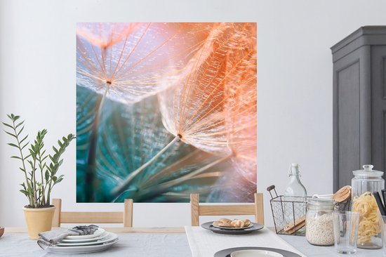 Stickers muraux - Bloem - Pissenlit - Plante - 120x120 cm - Feuille adhésive XXL