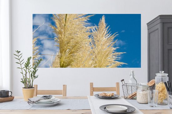 Stickers muraux - Plantes - Herbe de la pampa - Air - 120x60 cm - Feuille adhésive