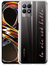 Realme 8i Hoesje La Vie Est Belle - Designed by Cazy