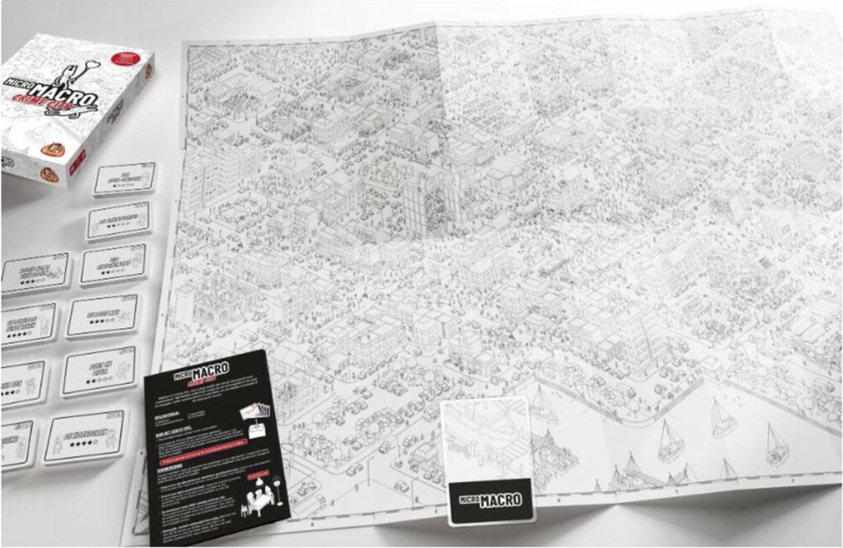 White Goblin Games - MicroMacro: Crime City - Coöperatiefspel - 1 tot 4 spelers - Samenwerken - los nu 16 misdaden op - Vanaf 10 jaar — afbeelding 12
