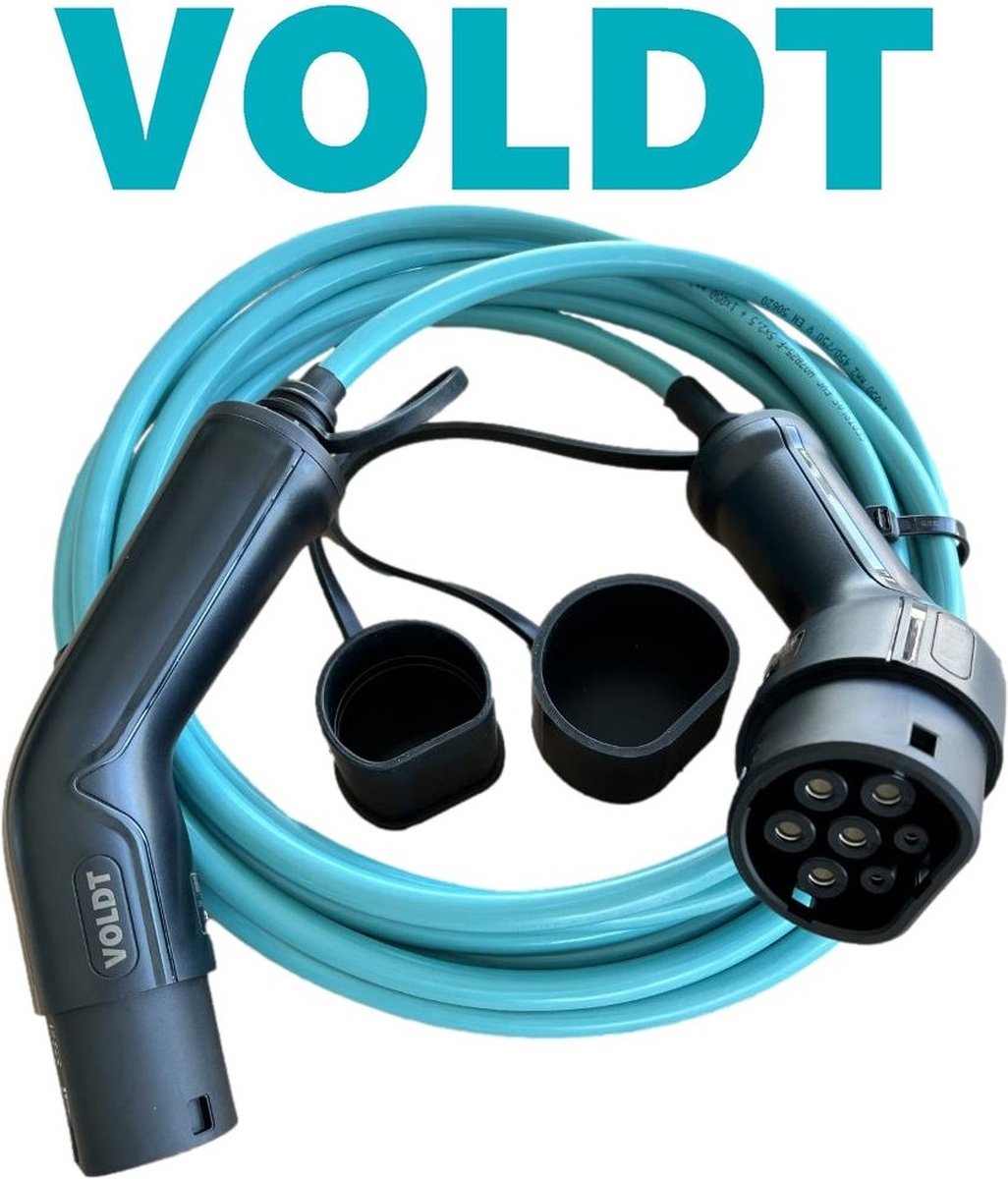 VOLDT Typ 2 Ladekabel 11 kW 16A, 3-phasig für EV
