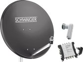 Schwaiger SPI9961SET6 Satellietset zonder receiver Aantal gebruikers: 8 80 cm