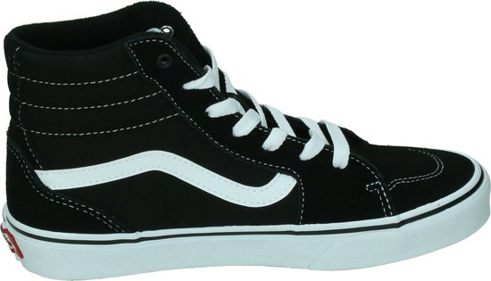 Baskets pour femmes Vans YT Filmore Hi Garçons - Noir/ White - Taille 30