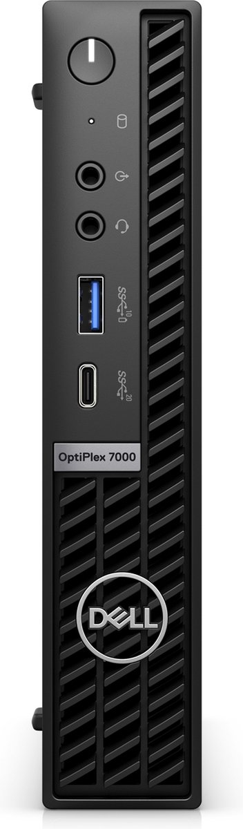 DELL OptiPlex 7000 MFF Intel® Core™ i5 i5-12500T 8 GB DDR4-SDRAM 256 GB SSD Windows 10 Pro Mini PC Zwart