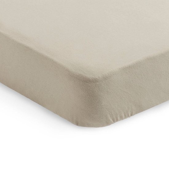 Jollein - Baby Hoeslaken Ledikant Jersey (Nougat) - Katoen - 60x120cm