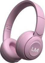 Écouteurs supra- Ear sans fil Louise&Mann 2, Bluetooth avec [jusqu'à 25 heures de lecture] stéréo HD, microphone pour iPhone / Samsung / Huawei/iPad /TV - Rose