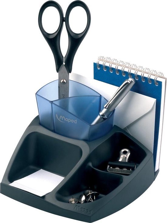 Essentials Green Compact Office accessoire houder - zwart/blauw