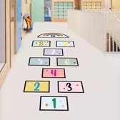 Merkloos - vloersticker - hinkelpad - educatief - kinderspel
