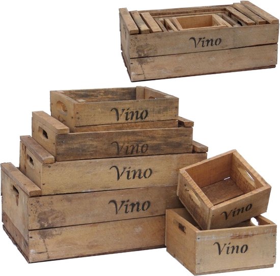 Caisse Vino en bois - Caisse de fruits - Caisses de bière - Caisse de vin -  Bières | bol