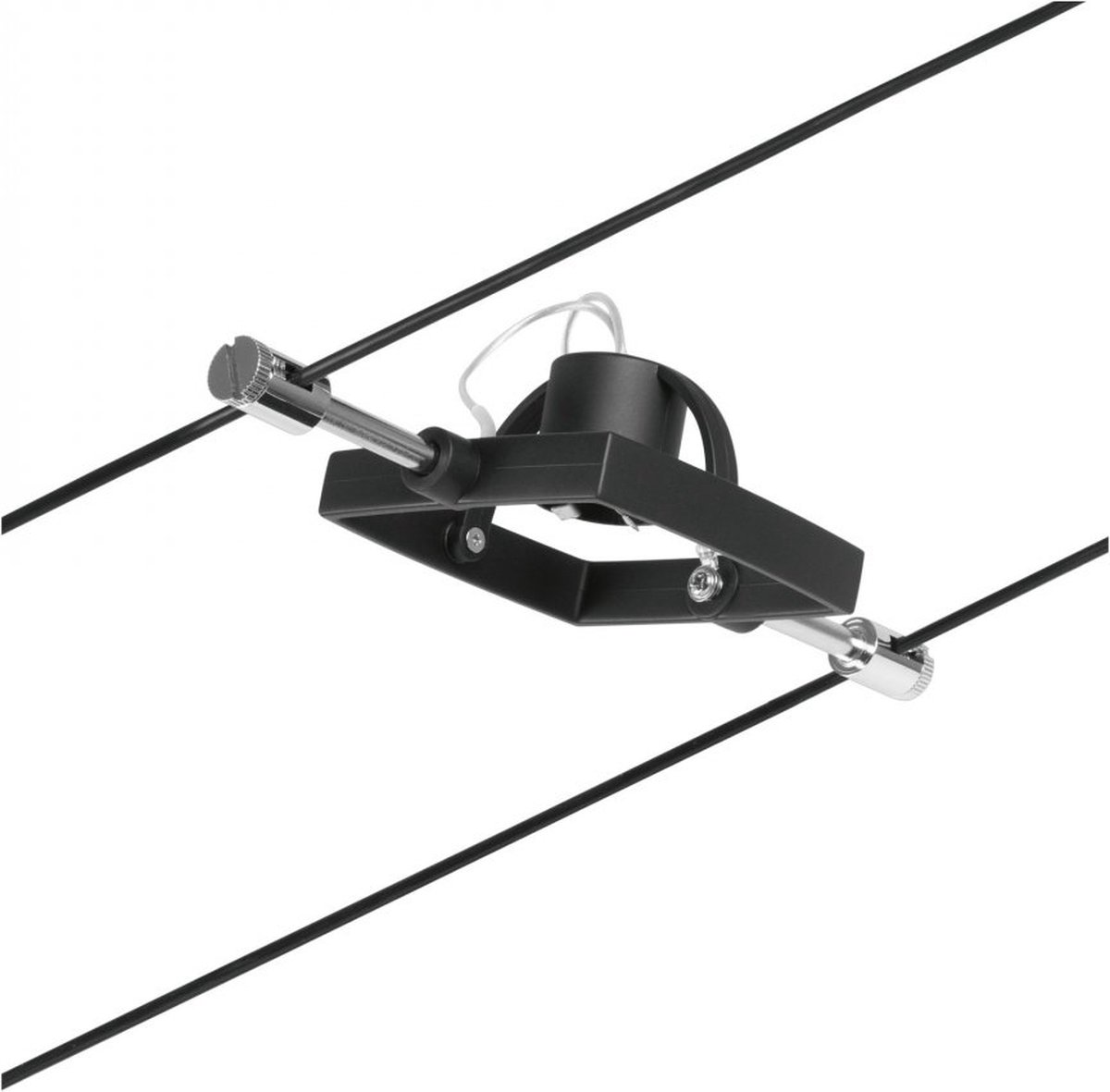 Paulmann 12V-kabelsysteem lamp GU5.3 Zwart (mat), Chroom